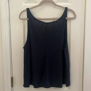Free People dark turquoise low-back tank top